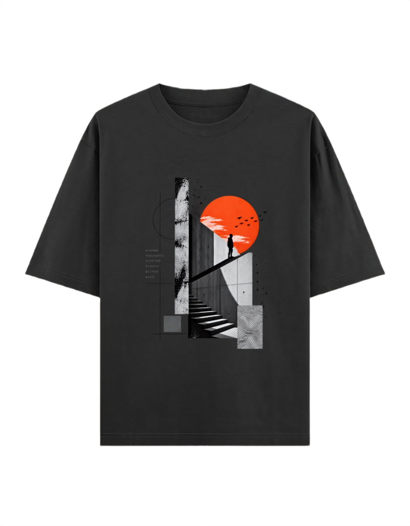 HUGGZY Same Sky, Different Dreams — After//Dark Oversized T-Shirt