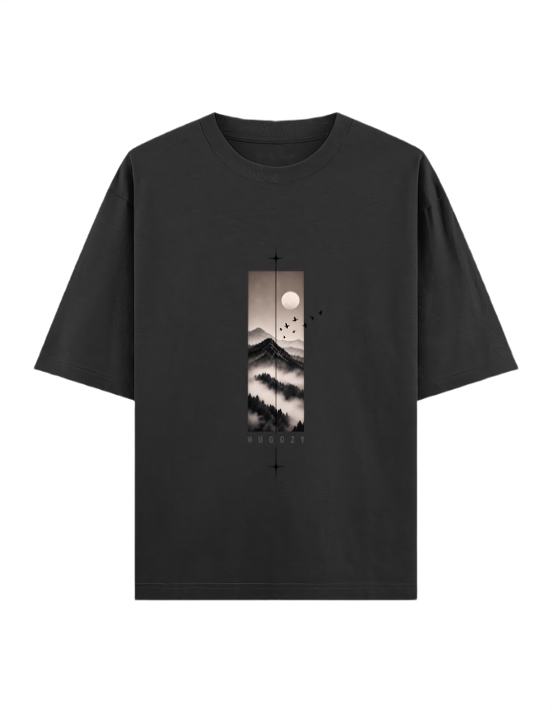 HUGGZY Beyond Your Shadow — After//Dark Oversized T-Shirt