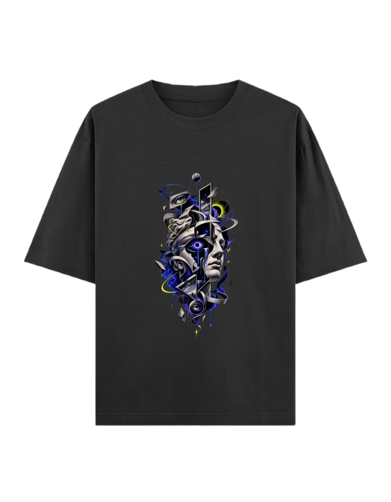HUGGZY Unknown Frequency — After//Dark Oversized T-Shirt