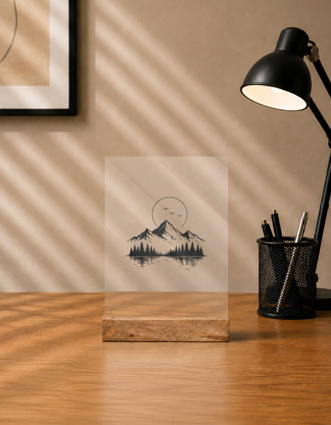Acrylic Photo Frame with stand